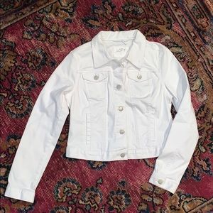 Adorable White Jean Jacket